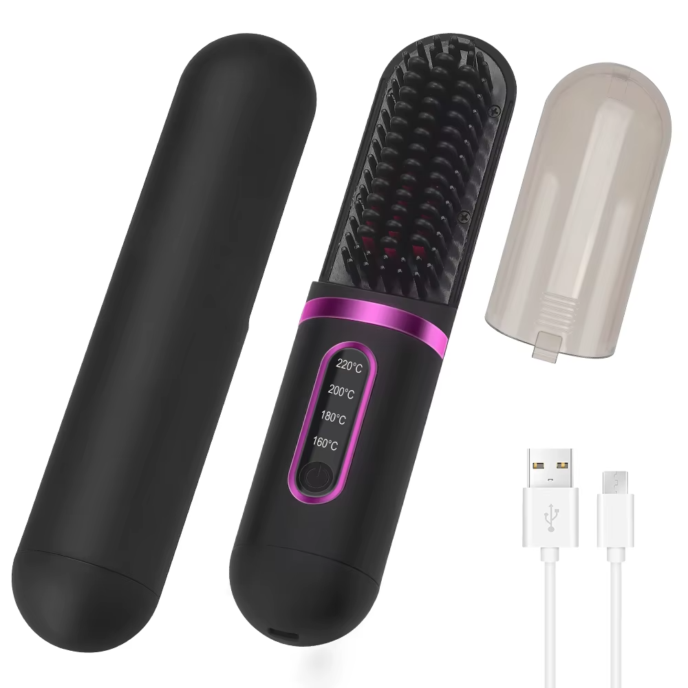 Veloura™ – Rechargeable Heated Straightening Brush
